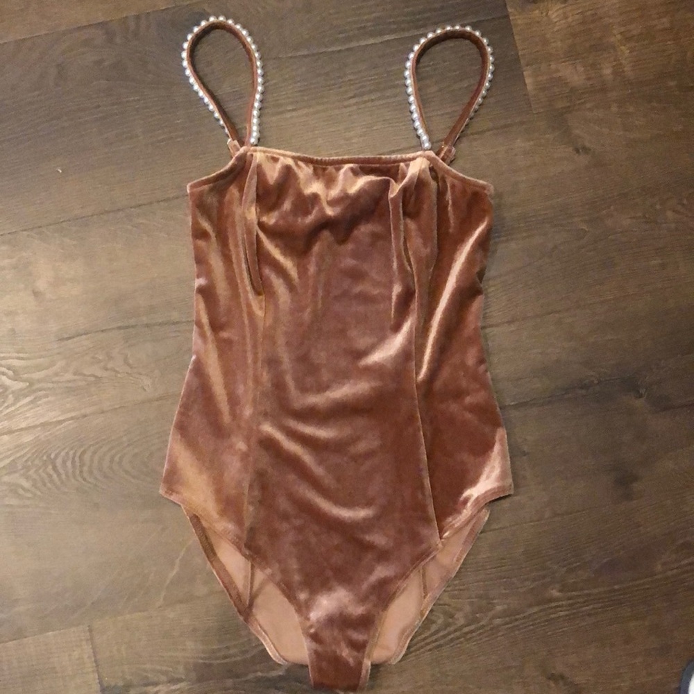 Velour bodysuit